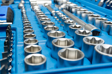 hex socket set, close up