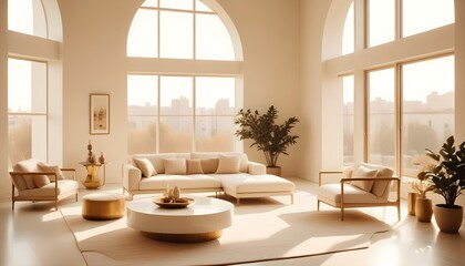 Photo interior modern design room 3d illustration