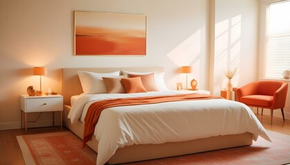 Photo interior modern design room 3d illustration