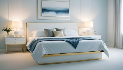 Photo interior modern design room 3d illustration