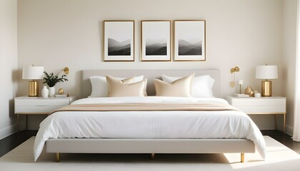 Photo interior modern design room 3d illustration