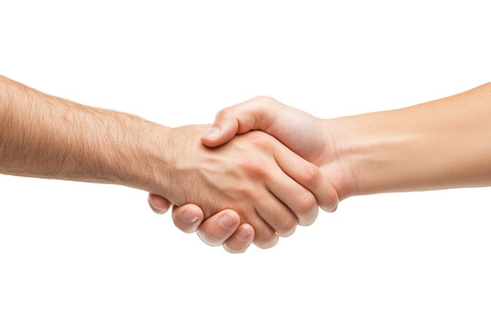 handshake between two people