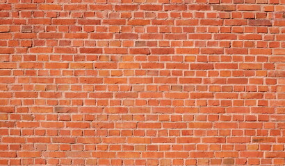 Red brick old wall texture background with copy space your design.