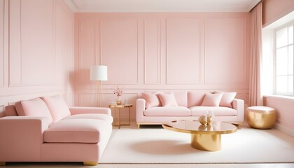 Photo interior modern design room 3d illustration;