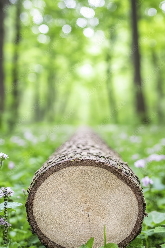 Sticker Fostering Sustainable Forestry Plans to Support Eco-Friendly Supply Chains