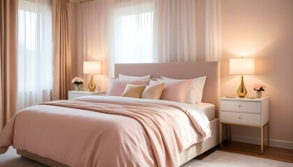 Photo interior modern design room 3d illustration;