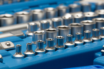 hex socket set, close up