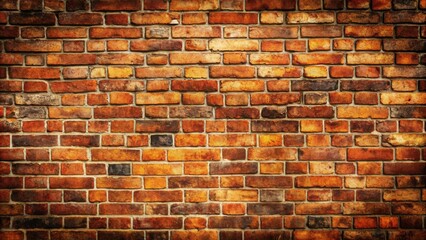 Gritty brick wall texture with a weathered grunge look perfect for backgrounds or designs