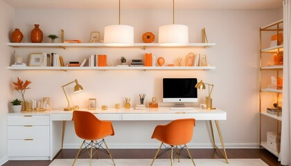 Photo interior modern design room 3d illustration;