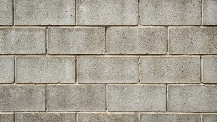 Fototapeta premium Close-up of a textured concrete block wall