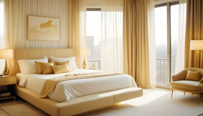 Photo interior modern design room 3d illustration;