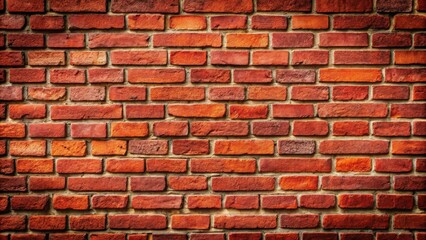 Fototapeta premium Red brick wall texture background with rough surface and intricate pattern