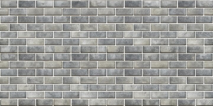 Fototapeta Seamless gray bricks wall pattern suitable for background or texture design