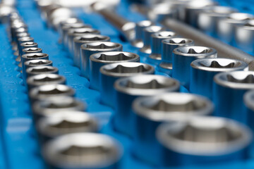 Obraz premium hex socket set, close up