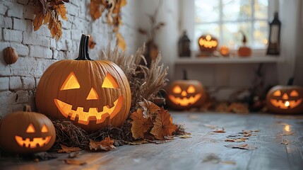 Halloween concept copyspace