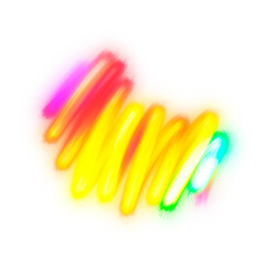 glowing scribble transparent png