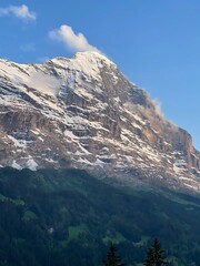 snow mountain in Switzerland