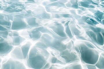 Obraz premium Close-Up of Transparent Water, Sunlit and Shiny Waves