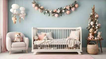 Pink and white balloons, a Happy Birthday message, flowers, and a paper butterfly adorned an arch. A one-year-old girl's birthday party with a backdrop photo wall. Kids' photo area.
