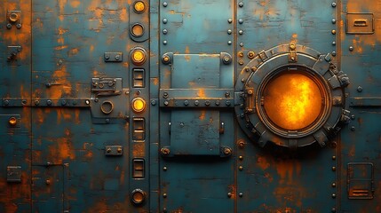 Steampunk Industrial Metallic Backgrounds