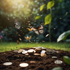 money, coin, currency, coins, finance, business, cash, bank, euro, wealth, banking, change, penny, savings, metal, gold, stack, silver, investment, financial, pile, dollar, heap, treasure, finances