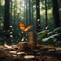 money, coin, currency, coins, finance, business, cash, bank, euro, wealth, banking, change, penny, savings, metal, gold, stack, silver, investment, financial, pile, dollar, heap, treasure, finances