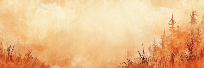 Experience the tranquil beauty of a high-resolution watercolor autumn background with soft color blends and an inviting textured feel perfect for creative projects or seasonal themes