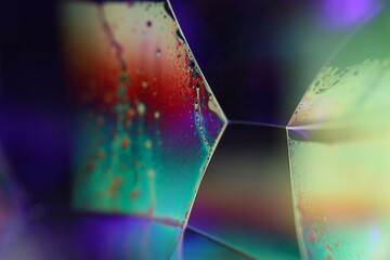 Green and blue liquid texture, liquid cells, liquid reflection background, dna texture, green...