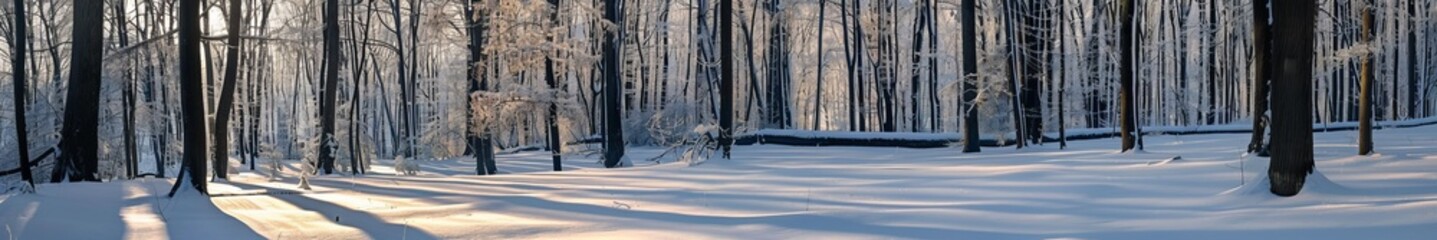 winter forest illustration.