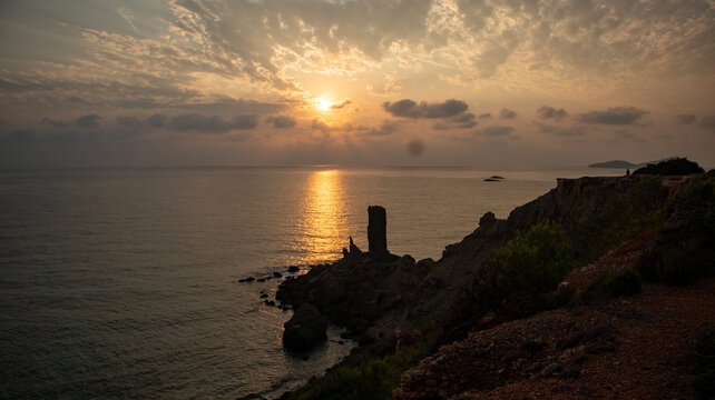 Ibiza, balearic island amazing landscapes ,coast,sunset,sunrise