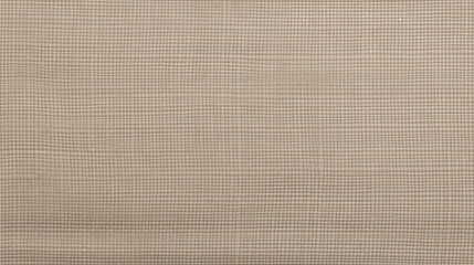  Minimal beige woven fabric texture in close-up, neutral background with copy space