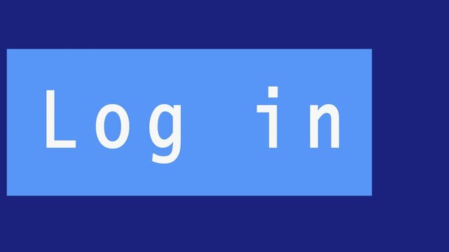 Log In Screen Infographic, Cyber security, Password manager, Corporate infographics concept. 4K Professional Corporate Explainer. Log in securely concept, Business Security.