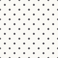 A seamless pattern of evenly spaced dark dots on a light background, suitable for design projects.