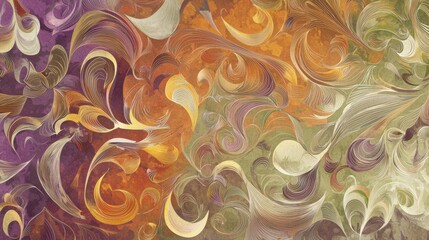 Colorful flowing lines forming an abstract vintage texture with a grunge look. Ideal as a background or starting point for digital art