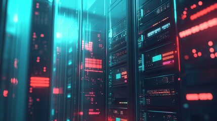 Obraz premium data backup background concept