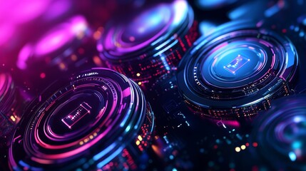 data backup background concept