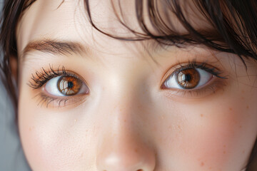 Obraz premium 繊細で美しい瞳が際立つポートレート