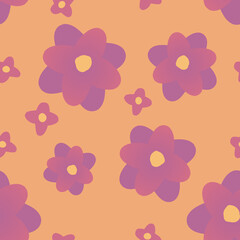 Floral abstract pattern, cute trendy flower pattern for everyday use, pattern with simple and pretty small flowers