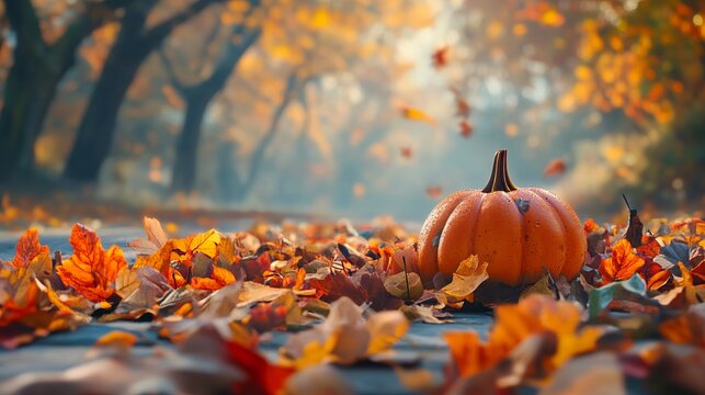 first day of fall concept 