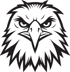 eagle head vector