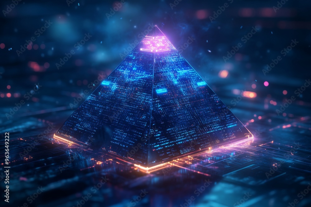 Poster explore advanced computergenerated data analysis and cuttingedge hud technology within a striking 3d