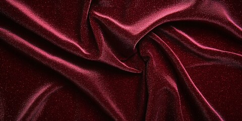 Red Velvet Fabric Texture Background   Draped  Soft  Luxurious