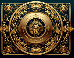 Obraz premium Retro Futuristic Background in a Dynamic Design