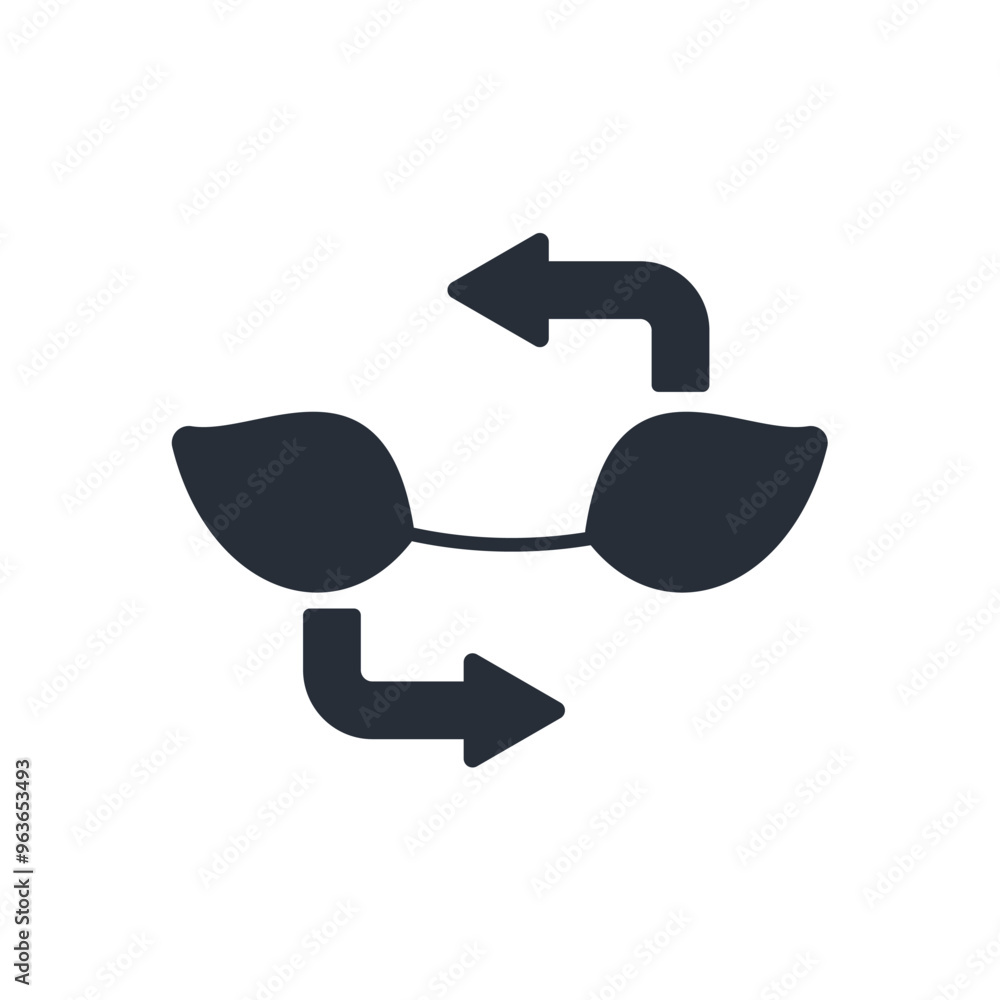 Poster reuse icon. vector.editable stroke.linear style sign for use web design,logo.symbol illustration.