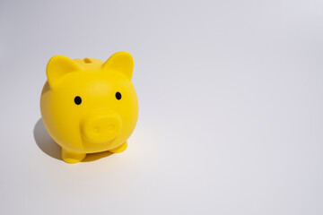 Piggy bank concept for savings, accounting, bank and business account. Sale banner. Special offer...