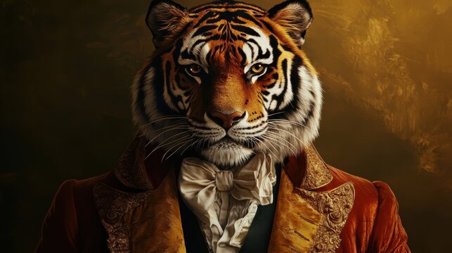 Portraits of aristocrat animals