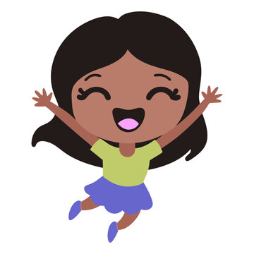 recommend clip art: child jumping