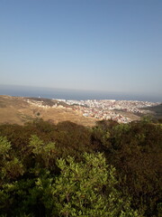 view from the beach