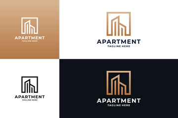 Building architecture logo design inspiration.