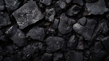 Black Coal Texture